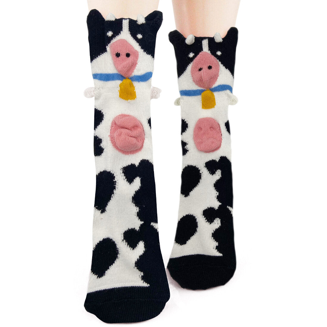 3D Cow Socks