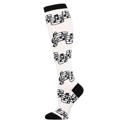Tuning Out Knee Socks