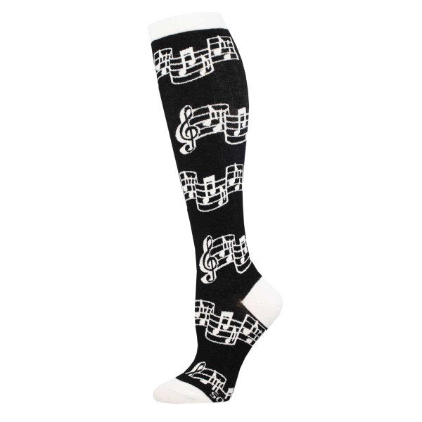 Tuning Out Knee Socks