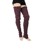Load image into Gallery viewer, Super Long Cable-Knit Legwarmers
