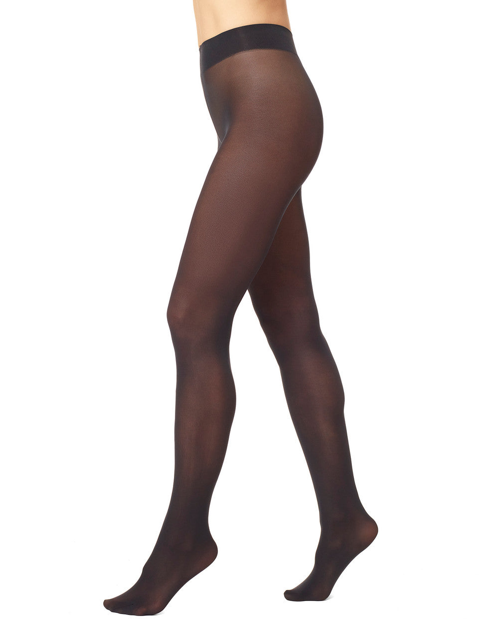 Opaque Tights with Non-Control Top