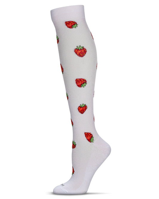 Strawberry Field 8-15mmHg Bamboo Compression Sock