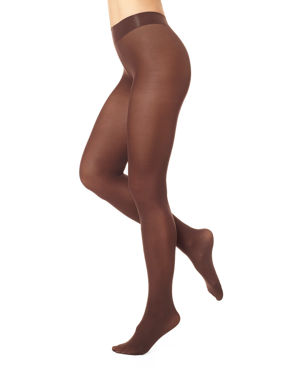 Opaque Tights with Non-Control Top