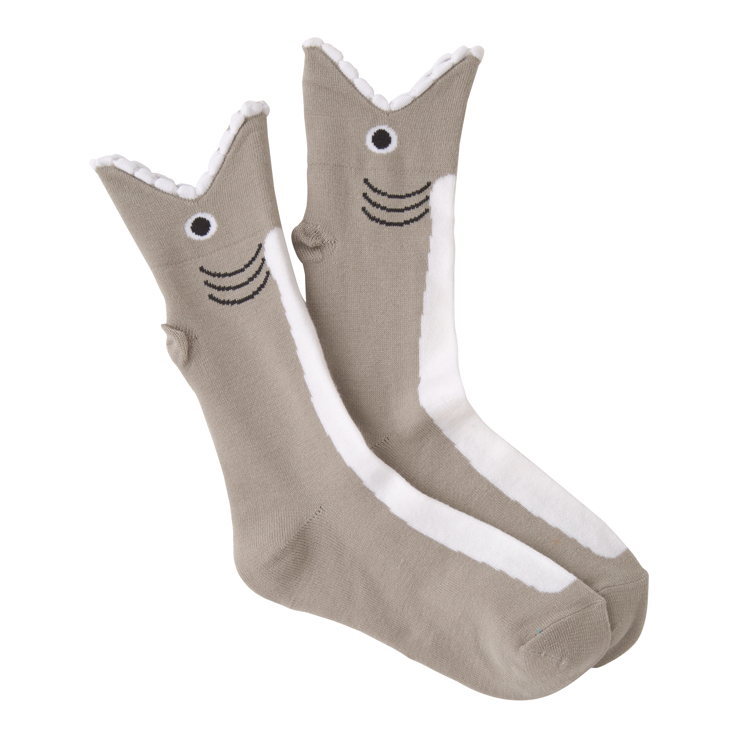 Wide Mouth Shark crew socks