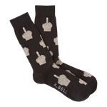 Load image into Gallery viewer, Middle Finger crew socks
